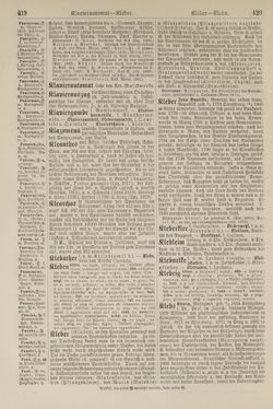 Image of the Page - 420 - in Pierers Konversations-Lexikon - Kalkeinlagerungen-Lübbesee, Volume 8