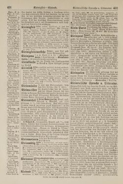 Image of the Page - 432 - in Pierers Konversations-Lexikon - Kalkeinlagerungen-Lübbesee, Volume 8