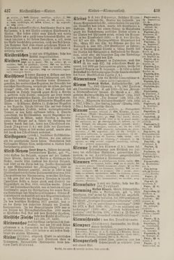 Image of the Page - 438 - in Pierers Konversations-Lexikon - Kalkeinlagerungen-Lübbesee, Volume 8