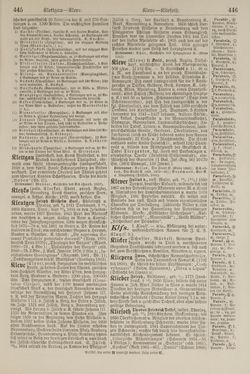 Image of the Page - 446 - in Pierers Konversations-Lexikon - Kalkeinlagerungen-Lübbesee, Volume 8