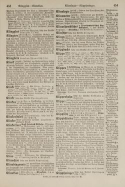 Image of the Page - 454 - in Pierers Konversations-Lexikon - Kalkeinlagerungen-Lübbesee, Volume 8