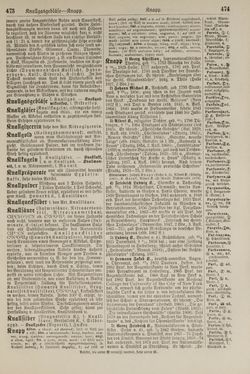 Image of the Page - 474 - in Pierers Konversations-Lexikon - Kalkeinlagerungen-Lübbesee, Volume 8