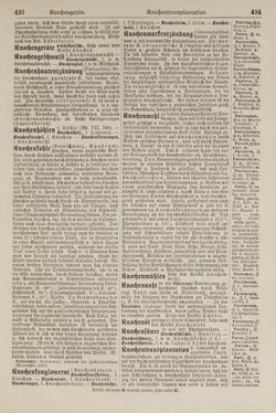 Image of the Page - 494 - in Pierers Konversations-Lexikon - Kalkeinlagerungen-Lübbesee, Volume 8