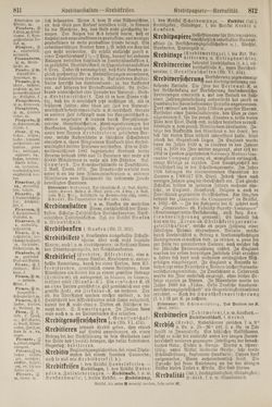 Bild der Seite - 812 - in Pierers Konversations-Lexikon - Kalkeinlagerungen-Lübbesee, Band 8