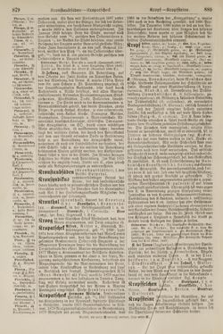 Image of the Page - 880 - in Pierers Konversations-Lexikon - Kalkeinlagerungen-Lübbesee, Volume 8