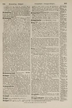 Image of the Page - 886 - in Pierers Konversations-Lexikon - Kalkeinlagerungen-Lübbesee, Volume 8
