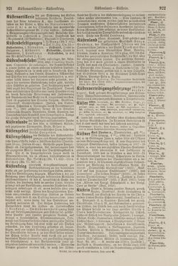 Bild der Seite - 922 - in Pierers Konversations-Lexikon - Kalkeinlagerungen-Lübbesee, Band 8