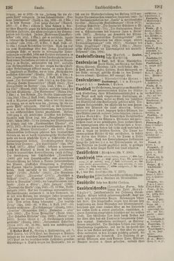 Image of the Page - 1182 - in Pierers Konversations-Lexikon - Kalkeinlagerungen-Lübbesee, Volume 8