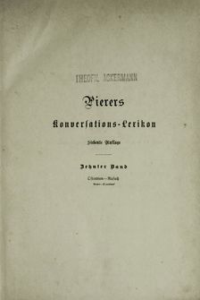 Image of the Page - (000003) - in Pierers Konversations-Lexikon - Ostindien-Rusach, Volume 10