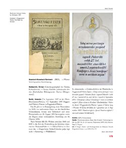 Bild der Seite - 175 - in Enzyklopädie der slowenischen Kulturgeschichte in Kärnten/Koroška - Von den Anfängen bis 1942, Band 1: A – I