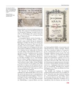 Image of the Page - 415 - in Enzyklopädie der slowenischen Kulturgeschichte in Kärnten/Koroška - Von den Anfängen bis 1942, Volume 1: A – I