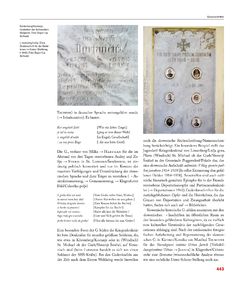 Image of the Page - 443 - in Enzyklopädie der slowenischen Kulturgeschichte in Kärnten/Koroška - Von den Anfängen bis 1942, Volume 1: A – I