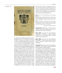 Image of the Page - 579 - in Enzyklopädie der slowenischen Kulturgeschichte in Kärnten/Koroška - Von den Anfängen bis 1942, Volume 2 : J – Pl