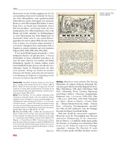 Bild der Seite - 952 - in Enzyklopädie der slowenischen Kulturgeschichte in Kärnten/Koroška - Von den Anfängen bis 1942, Band 2 : J – Pl