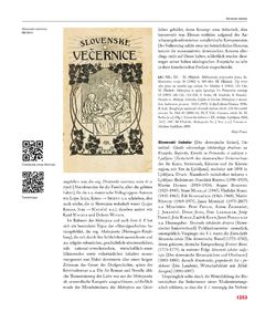 Image of the Page - 1253 - in Enzyklopädie der slowenischen Kulturgeschichte in Kärnten/Koroška - Von den Anfängen bis 1942, Volume 3 : PO - Ž
