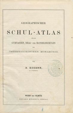Bild der Seite - 2 - in Kozenn Schulatlas