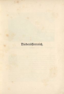 Image of the Page - 1 - in Die österreichisch-ungarische Monarchie in Wort und Bild - Wien und Niederösterreich, 2. Abteilung: Niederösterreich, Volume 4