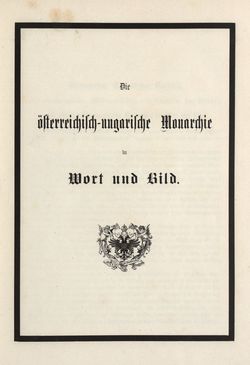 Bild der Seite - 1 - in Die österreichisch-ungarische Monarchie in Wort und Bild - Oberösterreich und Salzburg, Band 6