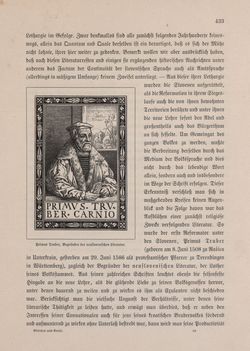 Image of the Page - 433 - in Die österreichisch-ungarische Monarchie in Wort und Bild - Kärnten und Krain, Volume 8