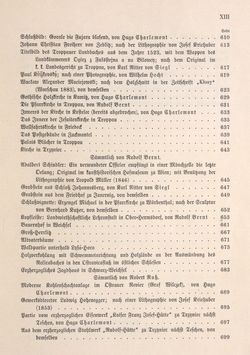Image of the Page - XIII - in Die österreichisch-ungarische Monarchie in Wort und Bild - Mähren und Schlesien, Volume 17