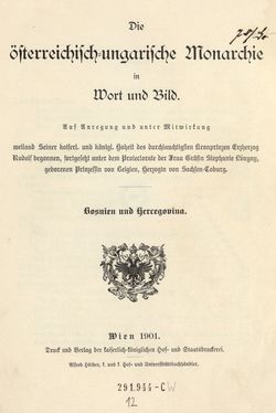 Bild der Seite - I - in Die österreichisch-ungarische Monarchie in Wort und Bild - Bosnien und Herzegowina, Band 22