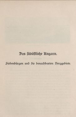 Bild der Seite - 1 - in Die österreichisch-ungarische Monarchie in Wort und Bild - Ungarn (7), Band 23