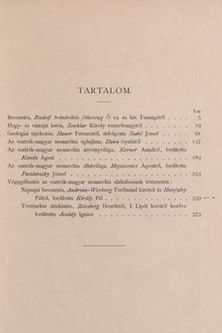 Image of the Page - I - in Az Osztrák-Magyar Monarchia írásban és képben - Bevezetö Kötet (I), Volume 2