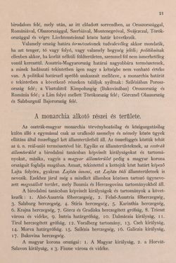 Bild der Seite - 21 - in Az Osztrák-Magyar Monarchia írásban és képben - Bevezetö Kötet (I), Band 2