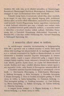 Image of the Page - 21 - in Az Osztrák-Magyar Monarchia írásban és képben - Bevezetö Kötet (I), Volume 2