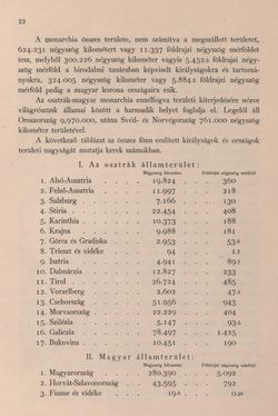 Bild der Seite - 22 - in Az Osztrák-Magyar Monarchia írásban és képben - Bevezetö Kötet (I), Band 2