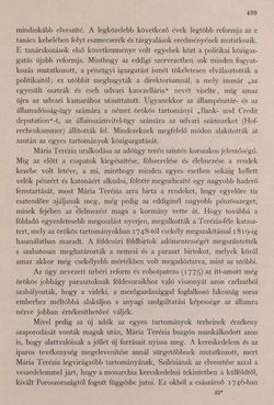 Bild der Seite - 499 - in Az Osztrák-Magyar Monarchia írásban és képben - Bevezetö Kötet (II), Band 3