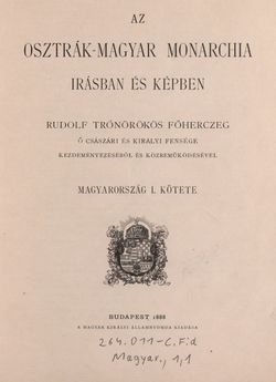 Bild der Seite - III - in Az Osztrák-Magyar Monarchia írásban és képben - Magyarország I (1), Band 5/1