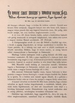 Image of the Page - 74 - in Az Osztrák-Magyar Monarchia írásban és képben - Magyarország I (1), Volume 5/1