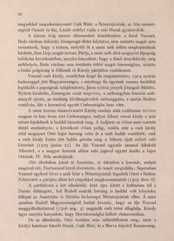 Image of the Page - 92 - in Az Osztrák-Magyar Monarchia írásban és képben - Magyarország I (1), Volume 5/1