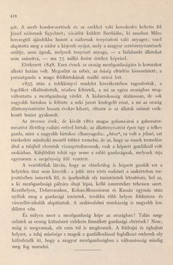 Image of the Page - 418 - in Az Osztrák-Magyar Monarchia írásban és képben - Magyarország I (2), Volume 5/2