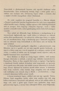 Image of the Page - 421 - in Az Osztrák-Magyar Monarchia írásban és képben - Magyarország I (2), Volume 5/2