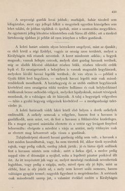 Image of the Page - 423 - in Az Osztrák-Magyar Monarchia írásban és képben - Magyarország I (2), Volume 5/2