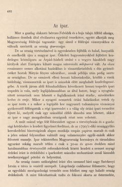 Image of the Page - 492 - in Az Osztrák-Magyar Monarchia írásban és képben - Magyarország I (2), Volume 5/2
