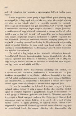 Image of the Page - 496 - in Az Osztrák-Magyar Monarchia írásban és képben - Magyarország I (2), Volume 5/2