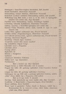 Image of the Page - XII - in Az Osztrák-Magyar Monarchia írásban és képben - Felsö-Ausztria ès Salzburg (Felsö-Ausztria), Volume 6/1