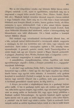 Bild der Seite - 461 - in Az Osztrák-Magyar Monarchia írásban és képben - Felsö-Ausztria ès Salzburg (Salzburg), Band 6/2