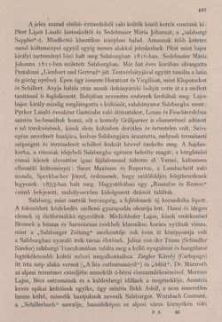 Bild der Seite - 497 - in Az Osztrák-Magyar Monarchia írásban és képben - Felsö-Ausztria ès Salzburg (Salzburg), Band 6/2