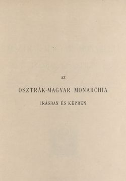 Bild der Seite - I - in Az Osztrák-Magyar Monarchia írásban és képben - Karinthia és Krajna (Karinthia), Band 8/1