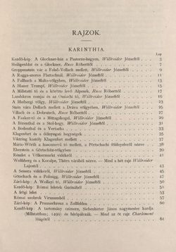 Bild der Seite - VII - in Az Osztrák-Magyar Monarchia írásban és képben - Karinthia és Krajna (Karinthia), Band 8/1