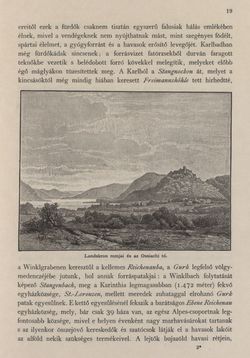 Bild der Seite - 19 - in Az Osztrák-Magyar Monarchia írásban és képben - Karinthia és Krajna (Karinthia), Band 8/1