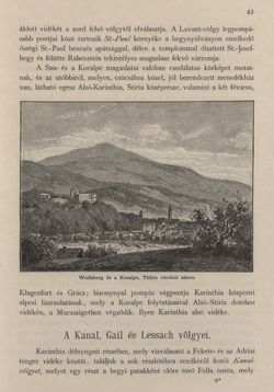 Bild der Seite - 43 - in Az Osztrák-Magyar Monarchia írásban és képben - Karinthia és Krajna (Karinthia), Band 8/1