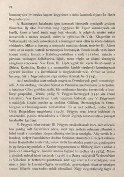 Bild der Seite - 72 - in Az Osztrák-Magyar Monarchia írásban és képben - Karinthia és Krajna (Karinthia), Band 8/1