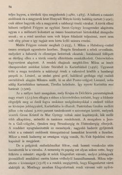 Bild der Seite - 74 - in Az Osztrák-Magyar Monarchia írásban és képben - Karinthia és Krajna (Karinthia), Band 8/1