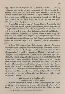 Bild der Seite - 143 - in Az Osztrák-Magyar Monarchia írásban és képben - Karinthia és Krajna (Karinthia), Band 8/1
