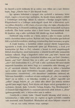 Bild der Seite - 144 - in Az Osztrák-Magyar Monarchia írásban és képben - Karinthia és Krajna (Karinthia), Band 8/1
